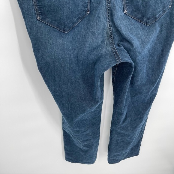 NYDJ Not Your Daughters Straight Jeans Lift Tuck Womens Plus Size 20W Dark Wash - Picture 7 of 9